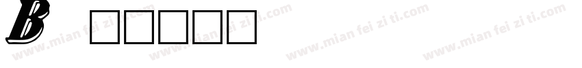 Bank scipt d字体转换